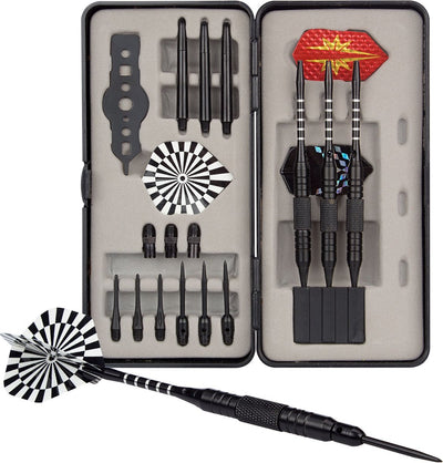 Abbey darts dart set - steel tip soft tip - zwart - 21
