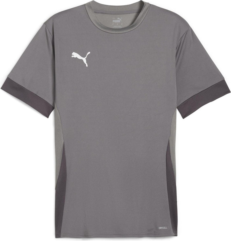 Puma teamgoal matchday jersey heren sportshirt - cast iron- white-shadow gray
