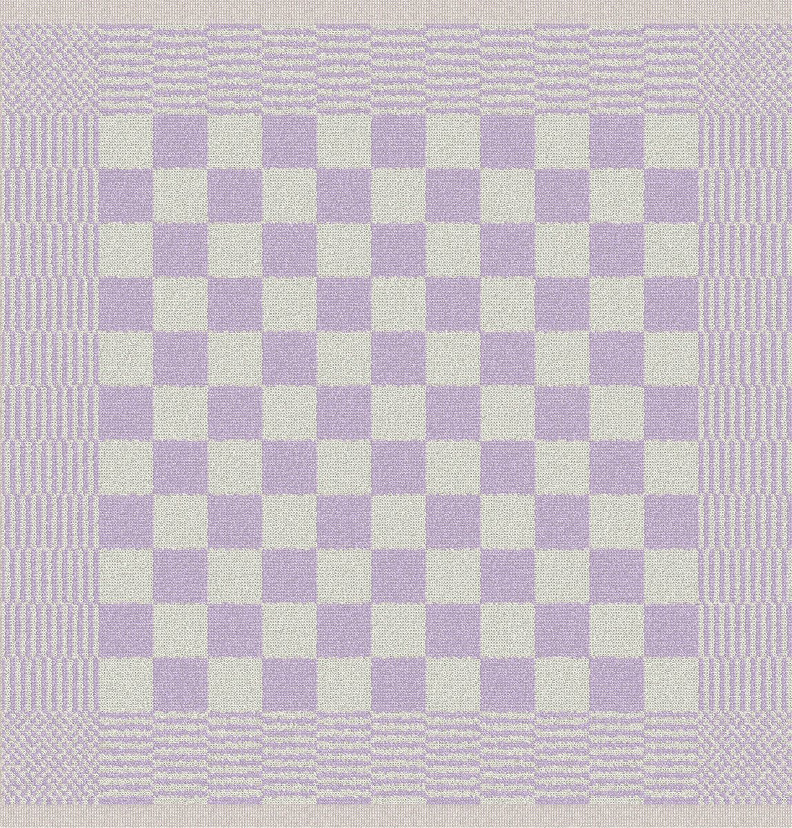 Ddddd - combiset - 2x theedoek 2x keukendoek - barbeque logo - pastel lila