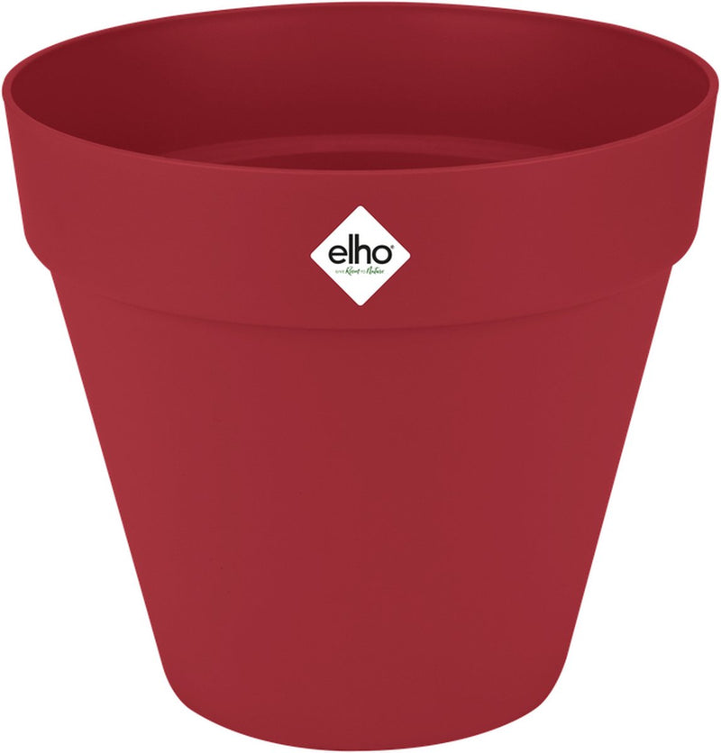 Elho loft urban rond 50 - bloempot voor buiten - ø 48.5 x h 44.5 cm - theater rood