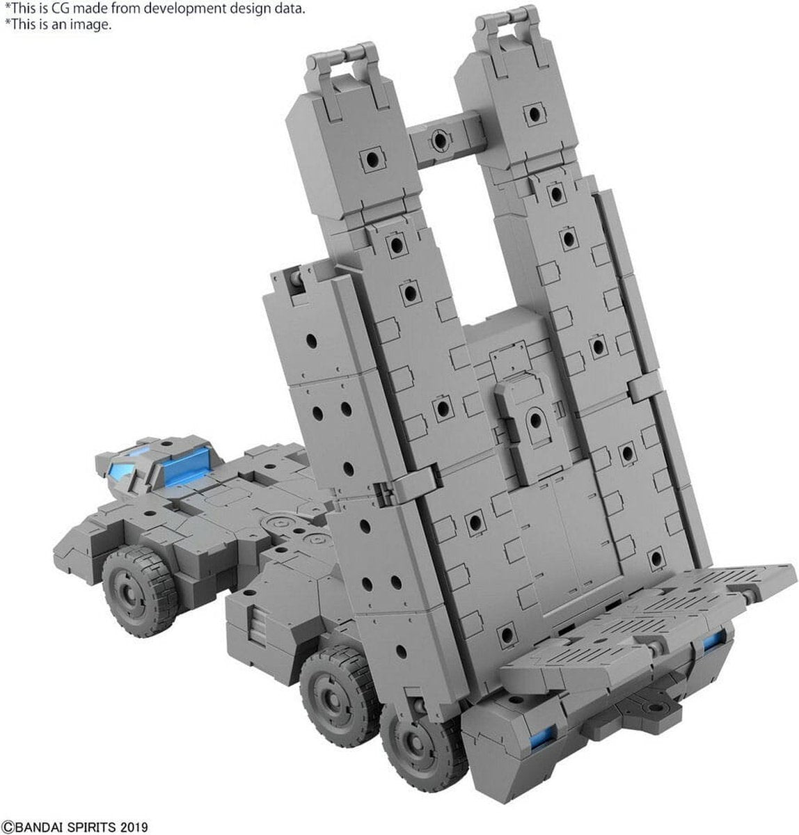 Bandai gundam 30mm plastic model kit 1 144 extended armament vehicle customize carrier version model kits