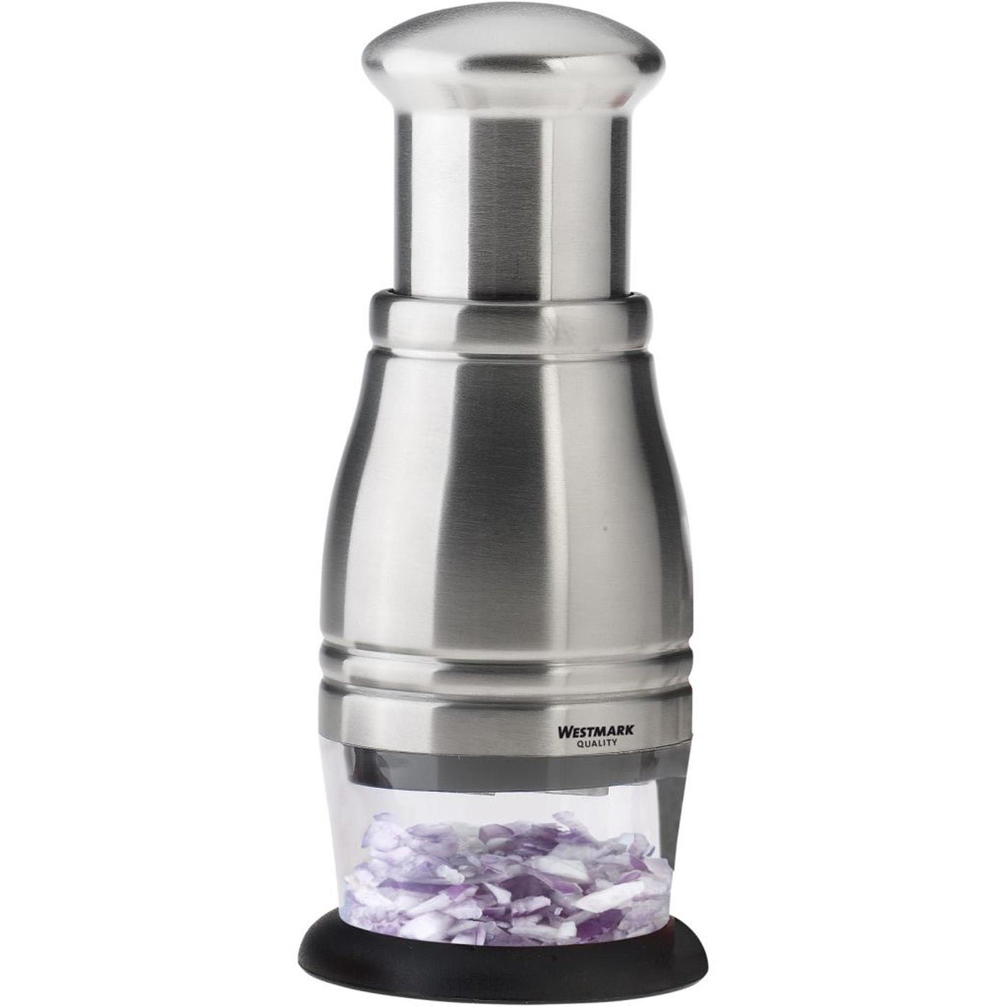 Westmark uienhakker 1000 - rvs - 22x9,4x9,4cm - zilver