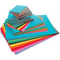 Gekleurd papier tutorcraft a2, a3, a4, a6 225 g m² kleurenassortiment 1500 vel