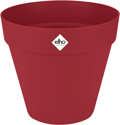 Elho loft urban rond 30 - bloempot voor buiten - ø 28.5 x h 26.0 cm - theater rood