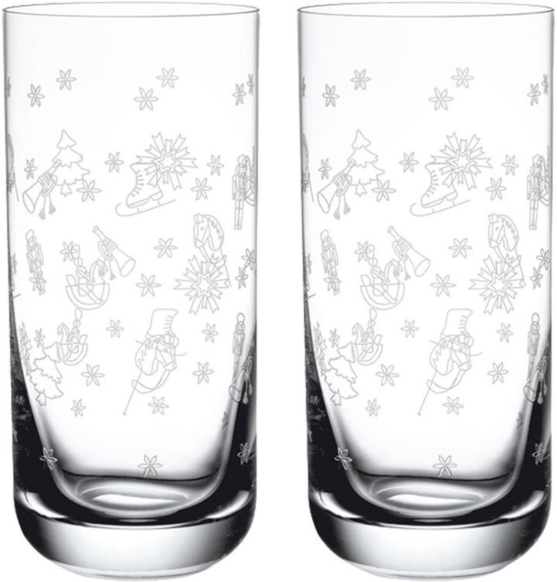 Merkloos sans marque villeroy boch toy's delight longdrink glas 33 cl 2 stuks