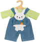 Heless pu-latzhose ringelshirt bunny lou, 28-35