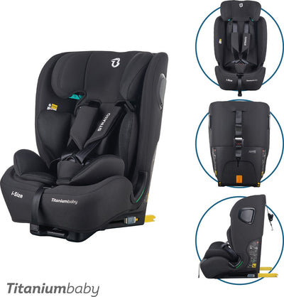 Titanium baby titaniumbaby autostoel strato i-size zwart