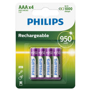 Battery Sales Europe Oplaadbare Batterijen Rechargeable NimH AAA HR03 950mah, 4st. - afbeelding 1