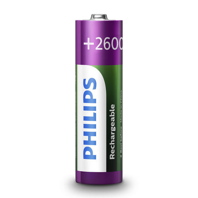 Battery sales europe philips aa oplaadbare batterijen, 4st.