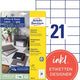 Avery zweckform etiketten avery 3652-10 70 x 42,3