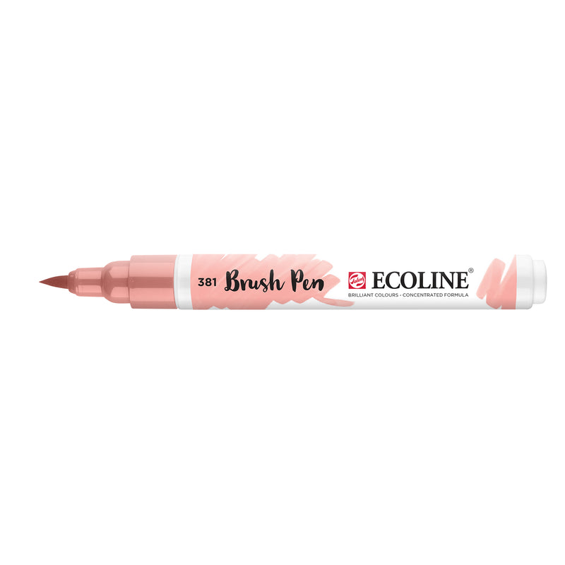 Ecoline • brush pen pastelrood 381