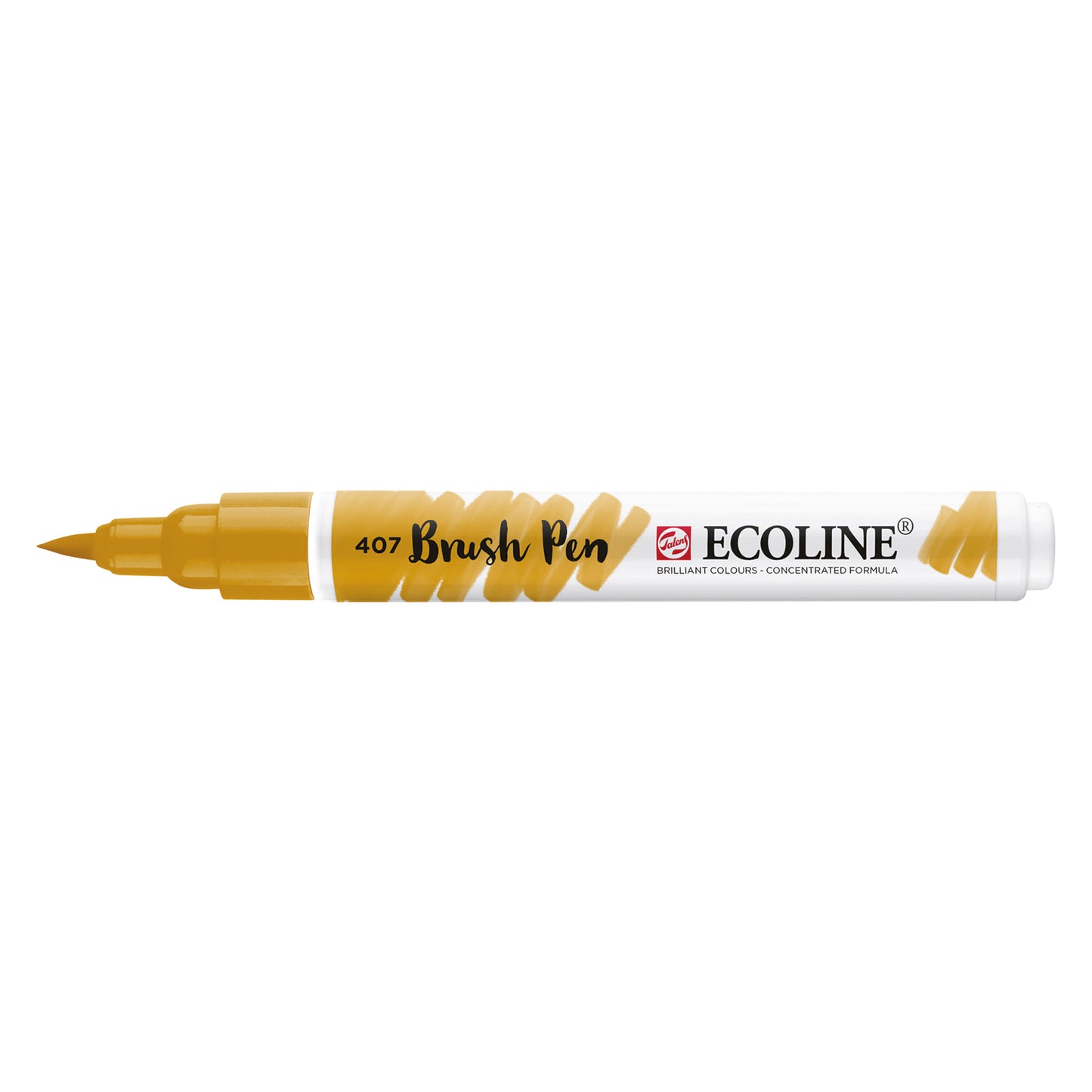 Ecoline • brush pen donkere oker 407