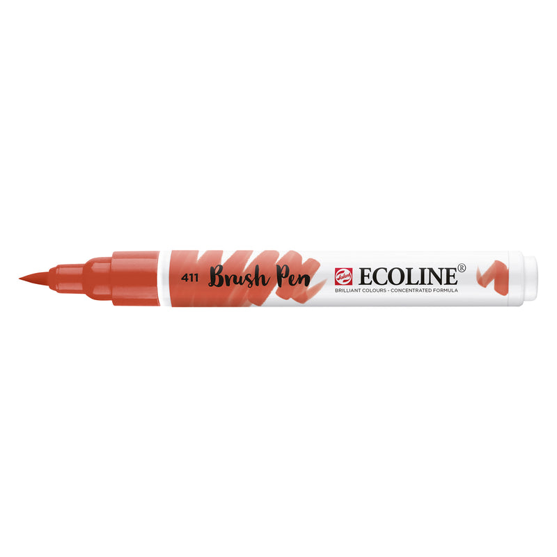 Ecoline • brush pen sienna gebrand 411