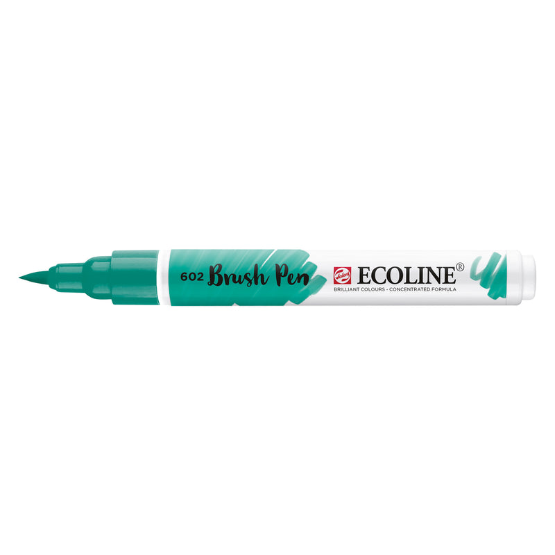 Ecoline • brush pen donkergroen 602