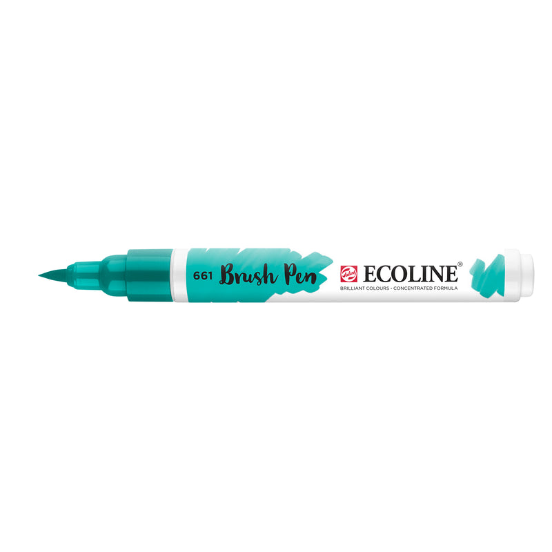 Ecoline • brush pen turkooisgroen 661