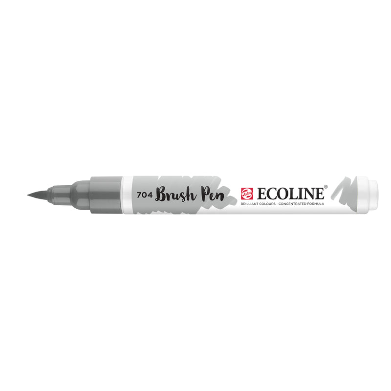 Ecoline • brush pen grijs 704