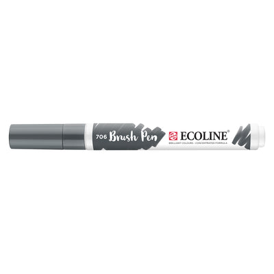 Ecoline • brush pen donkergrijs 706
