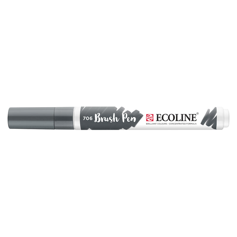 Ecoline • brush pen donkergrijs 706