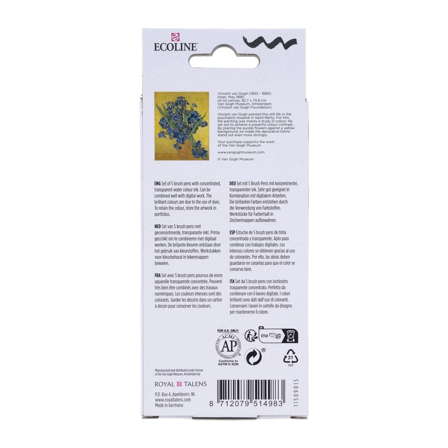Ecoline • van gogh museum brush pennen