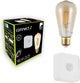 Eglo connect .z smart starterspakket - led lamp - sensor - e27 - 2200k - dimbaar - zigbee