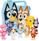 Moose toys bluey play go koffer met 8 speelfiguren