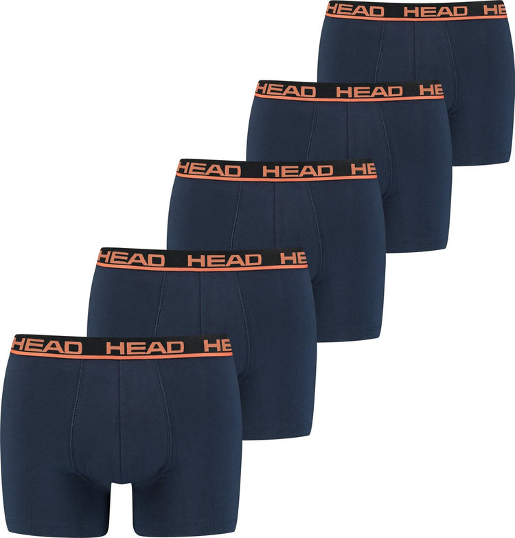 Head boxershorts orange peacoat 5-pack-s