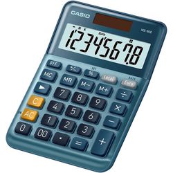 Casio rekernmachine ms-80e blauw