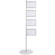Displaystandaard bi-office sup3310 4xa4 1800x560mm