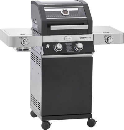 Rösle barbecue - barbecue gas videro g2-s vario 30 mbar - roestvast staal - zwart