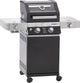 Rösle barbecue - barbecue gas videro g2-s vario 30 mbar - roestvast staal - zwart