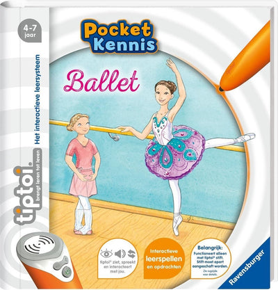 Tiptoi ® pocket boek ballet - ravensburger - leersysteem