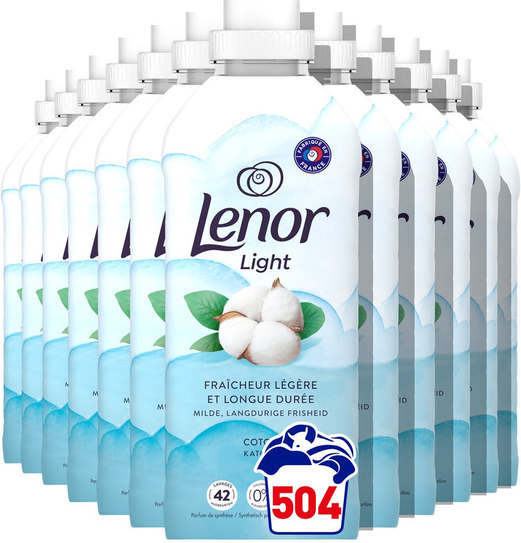 Lenor wasverzachter katoen fris - 12 x 42 wasbeurten