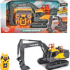 Dickie toys rc volvo graafmachine - vanaf 3 jaar - licht en geluid - bestuurbaar