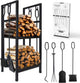 Adler - houtopslag - 2 niveaus - stalen constructie - incl. gereedschap