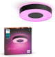 Philips hue xamento badkamerplafondlamp - wit en gekleurd licht - zwart - 38cm
