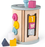 Bigjigs houten activity roller met vormenstoof - - vanaf 18 maanden - afbeelding 1