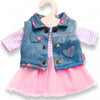 Heless poppenjurk met giletje, 28-35 cm