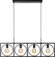 Lucide suus - hanglamp - 4xe27 - zwart