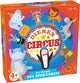 Tactic dierencircus – bordspel – familiespel – extra groot speelbord van 60 cm doorsnede – 5 houten dieren – 4 grote verzameltenten van 24x24 cm - vanaf 4 jaar