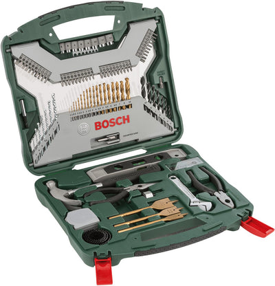 Bosch x-line borenset - 103-delig - hout, metaal en steen