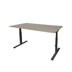 Bureau schaffenburg linesto plus 120x80 eiken zwart