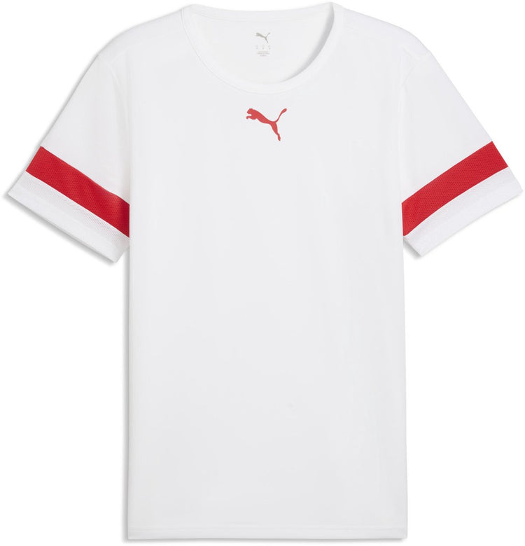 Puma individualrise jersey heren sportshirt - white- red