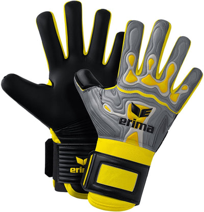 Erima flex-ray hardground keepershandschoenen heren - grijs geel | maat: 11