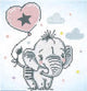 Diamond dotz® diamond dotz� sweet trunks - diamond painting (28x30 cm)