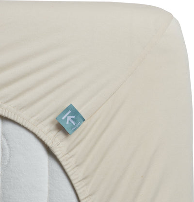 Beddinghouse - jersey-stretch - split-topper - hoeslaken - 200x220 cm - naturel