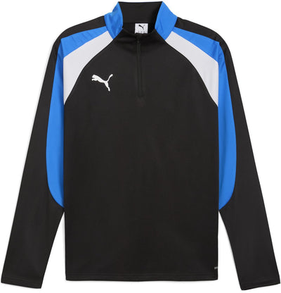 Puma individualliga 1 4 zip top heren sporttop - black- white-ultra blue
