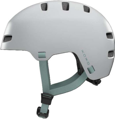 Abus fietshelm xoxo cool grey s - 51-55 cm - grijs - geschikt voor gebruik op elektrische fietsen - stadsfietsen - 370 g