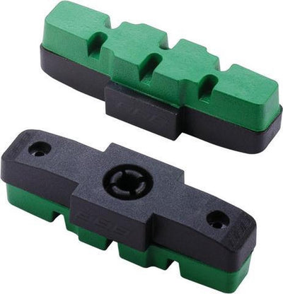 Bbb cycling remblokjes elektrische fiets - hydrostop - velgrem - compatibel met stadsfiets, e-bike mountainbike - magura remblokken - groen - bbs-09e