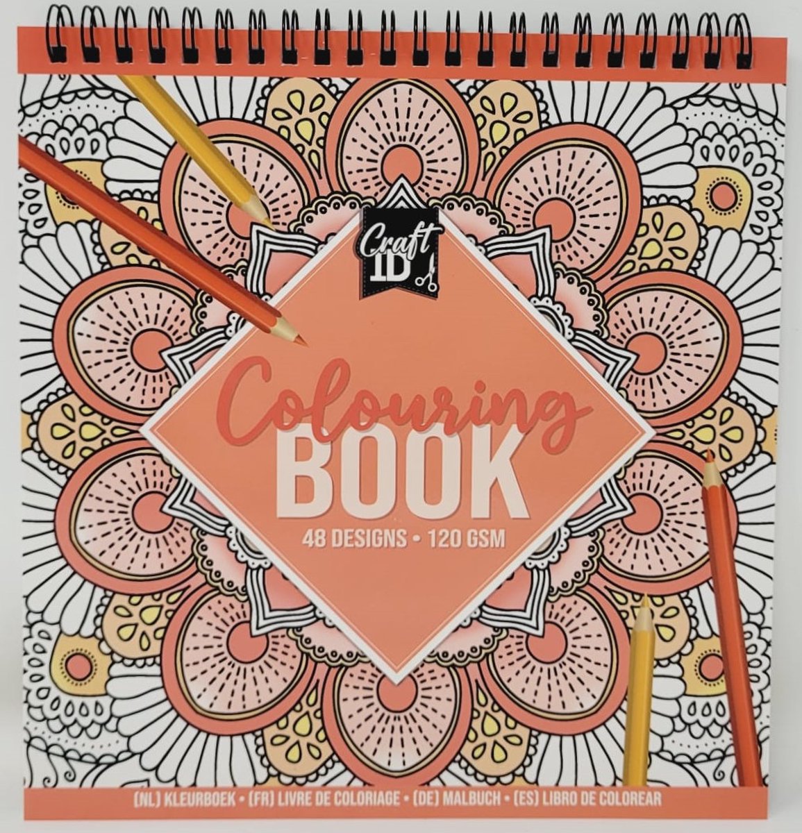 Craft id - kleurboek voor volwassenen - 48 kleurplaten - dieren en bloemen