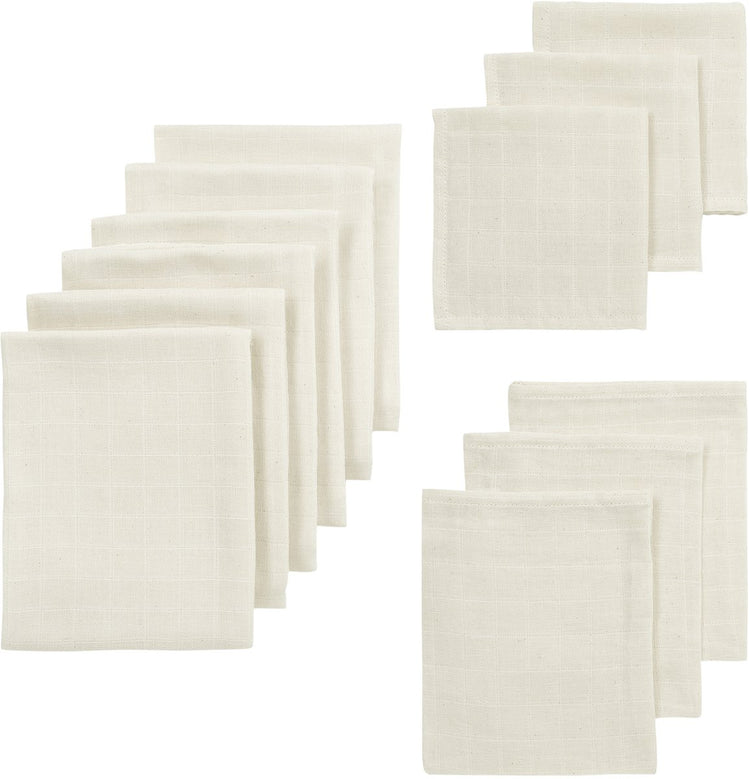 Meyco baby nature starterset - hydrofiel - 12-pack